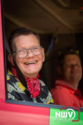 TruckRun Noord West Veluwe. Vrachtwagens Beleving en Sfeer vanaf het Jan Bakker terrein in Wezep. - © NWVFoto.nl