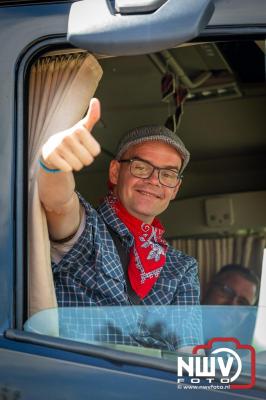 TruckRun Noord West Veluwe. Vrachtwagens Beleving en Sfeer vanaf het Jan Bakker terrein in Wezep. - © NWVFoto.nl