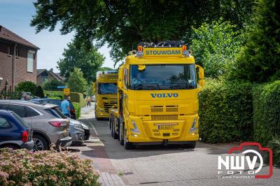 TruckRun Noord West Veluwe. Vrachtwagens Beleving en Sfeer vanaf het Jan Bakker terrein in Wezep. - © NWVFoto.nl