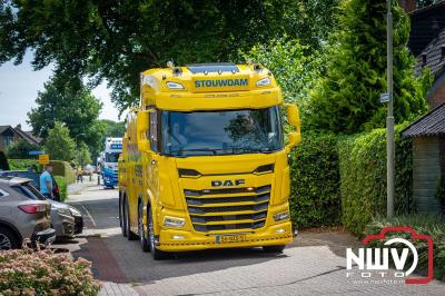 TruckRun Noord West Veluwe. Vrachtwagens Beleving en Sfeer vanaf het Jan Bakker terrein in Wezep. - © NWVFoto.nl