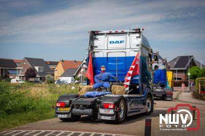 TruckRun Noord West Veluwe. Vrachtwagens Beleving en Sfeer vanaf het Jan Bakker terrein in Wezep. - © NWVFoto.nl