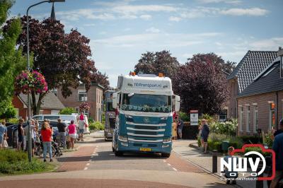 TruckRun Noord West Veluwe. Vrachtwagens Beleving en Sfeer vanaf het Jan Bakker terrein in Wezep. - © NWVFoto.nl
