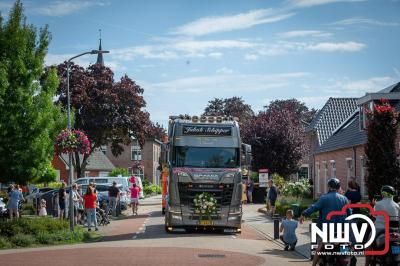 TruckRun Noord West Veluwe. Vrachtwagens Beleving en Sfeer vanaf het Jan Bakker terrein in Wezep. - © NWVFoto.nl