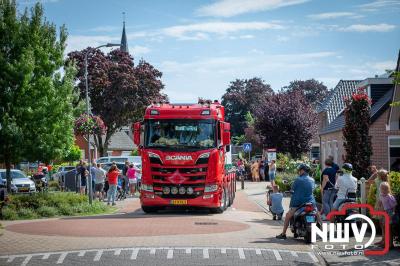 TruckRun Noord West Veluwe. Vrachtwagens Beleving en Sfeer vanaf het Jan Bakker terrein in Wezep. - © NWVFoto.nl