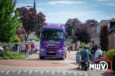 TruckRun Noord West Veluwe. Vrachtwagens Beleving en Sfeer vanaf het Jan Bakker terrein in Wezep. - © NWVFoto.nl