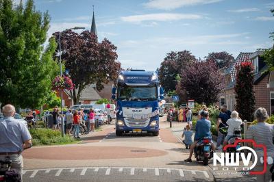 TruckRun Noord West Veluwe. Vrachtwagens Beleving en Sfeer vanaf het Jan Bakker terrein in Wezep. - © NWVFoto.nl