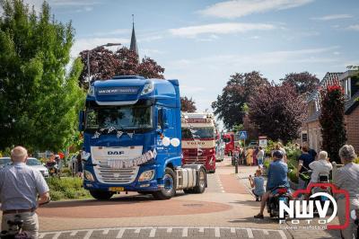 TruckRun Noord West Veluwe. Vrachtwagens Beleving en Sfeer vanaf het Jan Bakker terrein in Wezep. - © NWVFoto.nl