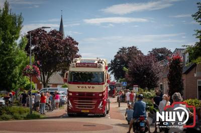 TruckRun Noord West Veluwe. Vrachtwagens Beleving en Sfeer vanaf het Jan Bakker terrein in Wezep. - © NWVFoto.nl
