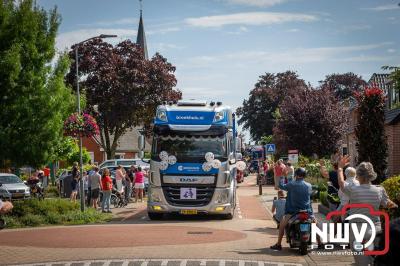 TruckRun Noord West Veluwe. Vrachtwagens Beleving en Sfeer vanaf het Jan Bakker terrein in Wezep. - © NWVFoto.nl