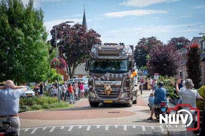 TruckRun Noord West Veluwe. Vrachtwagens Beleving en Sfeer vanaf het Jan Bakker terrein in Wezep. - © NWVFoto.nl