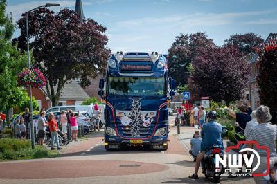 TruckRun Noord West Veluwe. Vrachtwagens Beleving en Sfeer vanaf het Jan Bakker terrein in Wezep. - © NWVFoto.nl