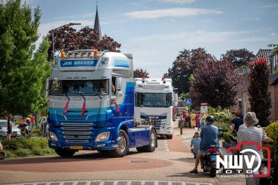 TruckRun Noord West Veluwe. Vrachtwagens Beleving en Sfeer vanaf het Jan Bakker terrein in Wezep. - © NWVFoto.nl