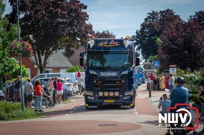 TruckRun Noord West Veluwe. Vrachtwagens Beleving en Sfeer vanaf het Jan Bakker terrein in Wezep. - © NWVFoto.nl