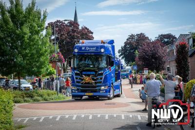 TruckRun Noord West Veluwe. Vrachtwagens Beleving en Sfeer vanaf het Jan Bakker terrein in Wezep. - © NWVFoto.nl