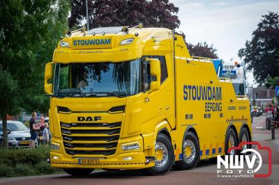 TruckRun Noord West Veluwe. Vrachtwagens Beleving en Sfeer vanaf het Jan Bakker terrein in Wezep. - © NWVFoto.nl