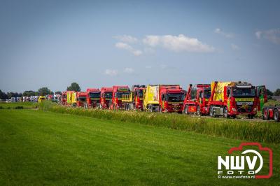 TruckRun Noord West Veluwe. Vrachtwagens Beleving en Sfeer vanaf het Jan Bakker terrein in Wezep. - © NWVFoto.nl
