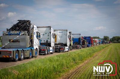 TruckRun Noord West Veluwe. Vrachtwagens Beleving en Sfeer vanaf het Jan Bakker terrein in Wezep. - © NWVFoto.nl