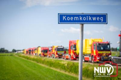 TruckRun Noord West Veluwe. Vrachtwagens Beleving en Sfeer vanaf het Jan Bakker terrein in Wezep. - © NWVFoto.nl