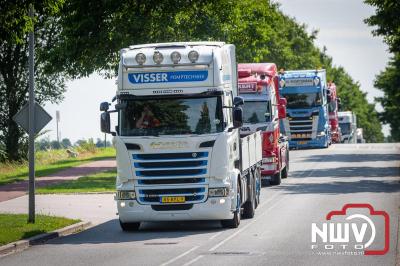 TruckRun Noord West Veluwe. Vrachtwagens Beleving en Sfeer vanaf het Jan Bakker terrein in Wezep. - © NWVFoto.nl