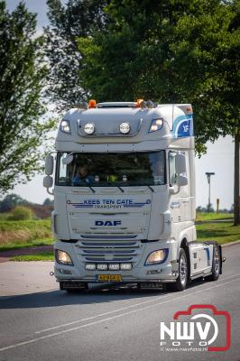 TruckRun Noord West Veluwe. Vrachtwagens Beleving en Sfeer vanaf het Jan Bakker terrein in Wezep. - © NWVFoto.nl