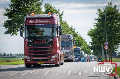 TruckRun Noord West Veluwe. Vrachtwagens Beleving en Sfeer vanaf het Jan Bakker terrein in Wezep. - © NWVFoto.nl