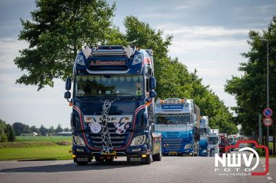 TruckRun Noord West Veluwe. Vrachtwagens Beleving en Sfeer vanaf het Jan Bakker terrein in Wezep. - © NWVFoto.nl