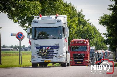 TruckRun Noord West Veluwe. Vrachtwagens Beleving en Sfeer vanaf het Jan Bakker terrein in Wezep. - © NWVFoto.nl