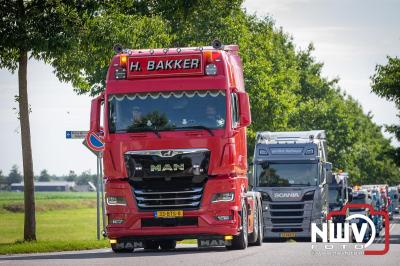 TruckRun Noord West Veluwe. Vrachtwagens Beleving en Sfeer vanaf het Jan Bakker terrein in Wezep. - © NWVFoto.nl