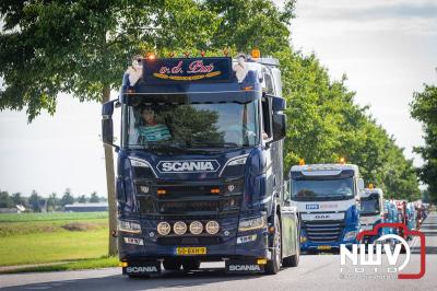 TruckRun Noord West Veluwe. Vrachtwagens Beleving en Sfeer vanaf het Jan Bakker terrein in Wezep. - © NWVFoto.nl