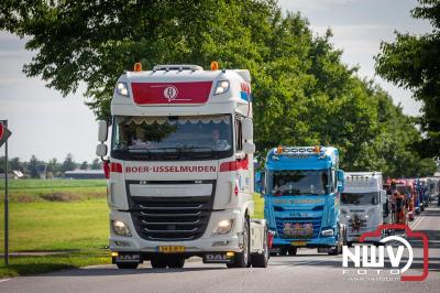 TruckRun Noord West Veluwe. Vrachtwagens Beleving en Sfeer vanaf het Jan Bakker terrein in Wezep. - © NWVFoto.nl