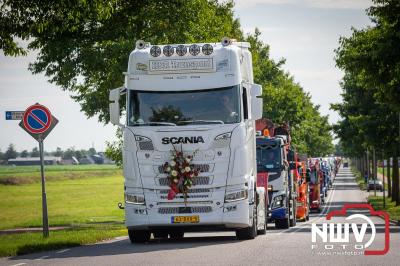 TruckRun Noord West Veluwe. Vrachtwagens Beleving en Sfeer vanaf het Jan Bakker terrein in Wezep. - © NWVFoto.nl