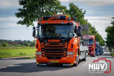 TruckRun Noord West Veluwe. Vrachtwagens Beleving en Sfeer vanaf het Jan Bakker terrein in Wezep. - © NWVFoto.nl