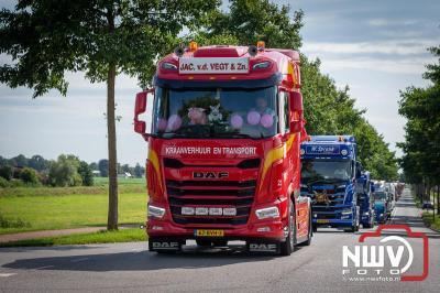 TruckRun Noord West Veluwe. Vrachtwagens Beleving en Sfeer vanaf het Jan Bakker terrein in Wezep. - © NWVFoto.nl