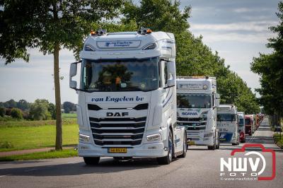 TruckRun Noord West Veluwe. Vrachtwagens Beleving en Sfeer vanaf het Jan Bakker terrein in Wezep. - © NWVFoto.nl