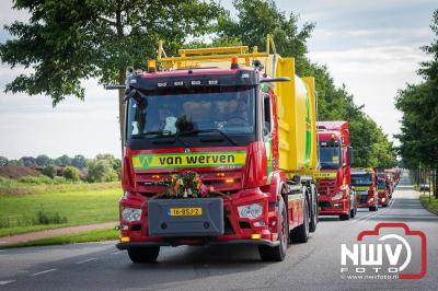 TruckRun Noord West Veluwe. Vrachtwagens Beleving en Sfeer vanaf het Jan Bakker terrein in Wezep. - © NWVFoto.nl