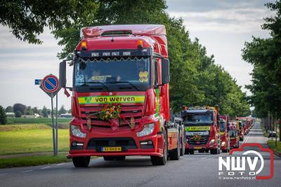 TruckRun Noord West Veluwe. Vrachtwagens Beleving en Sfeer vanaf het Jan Bakker terrein in Wezep. - © NWVFoto.nl