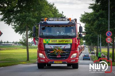 TruckRun Noord West Veluwe. Vrachtwagens Beleving en Sfeer vanaf het Jan Bakker terrein in Wezep. - © NWVFoto.nl
