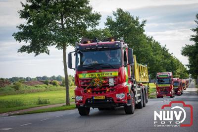 TruckRun Noord West Veluwe. Vrachtwagens Beleving en Sfeer vanaf het Jan Bakker terrein in Wezep. - © NWVFoto.nl
