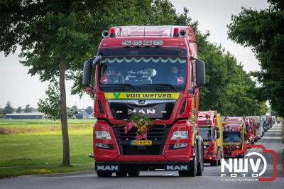 TruckRun Noord West Veluwe. Vrachtwagens Beleving en Sfeer vanaf het Jan Bakker terrein in Wezep. - © NWVFoto.nl