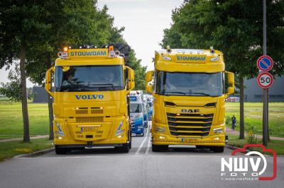 TruckRun Noord West Veluwe. Vrachtwagens Beleving en Sfeer vanaf het Jan Bakker terrein in Wezep. - © NWVFoto.nl