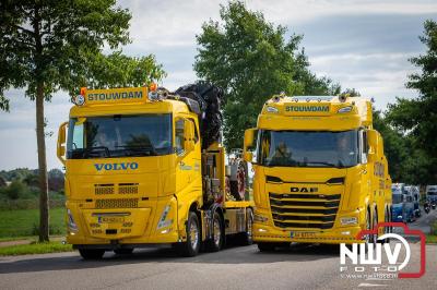 TruckRun Noord West Veluwe. Vrachtwagens Beleving en Sfeer vanaf het Jan Bakker terrein in Wezep. - © NWVFoto.nl