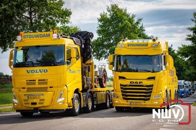 TruckRun Noord West Veluwe. Vrachtwagens Beleving en Sfeer vanaf het Jan Bakker terrein in Wezep. - © NWVFoto.nl