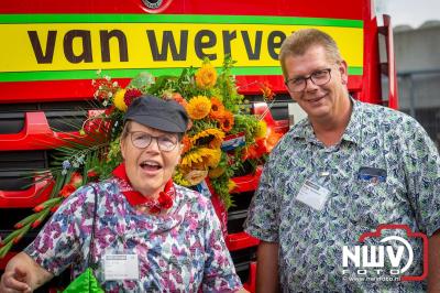 TruckRun Noord West Veluwe. Vrachtwagens Beleving en Sfeer vanaf het Jan Bakker terrein in Wezep. - © NWVFoto.nl