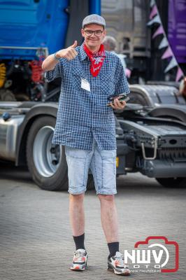 TruckRun Noord West Veluwe. Vrachtwagens Beleving en Sfeer vanaf het Jan Bakker terrein in Wezep. - © NWVFoto.nl