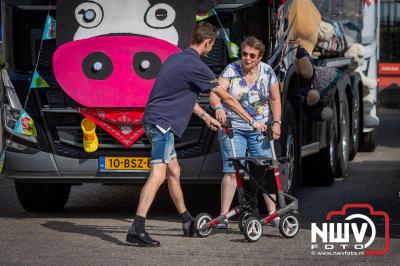 TruckRun Noord West Veluwe. Vrachtwagens Beleving en Sfeer vanaf het Jan Bakker terrein in Wezep. - © NWVFoto.nl