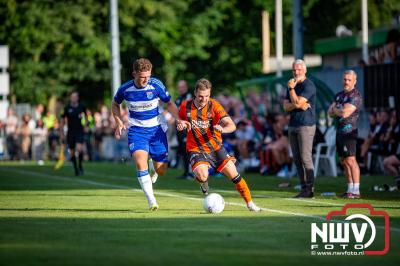 In Oldebroek op Sportpark van Owios speelde vrijdag PEC Zwolle zijn eerst oefenduel tegen het  Schotse Dundee United en wist deze met 2-1 te winnen. - © NWVFoto.nl