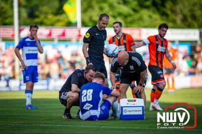 In Oldebroek op Sportpark van Owios speelde vrijdag PEC Zwolle zijn eerst oefenduel tegen het  Schotse Dundee United en wist deze met 2-1 te winnen. - © NWVFoto.nl