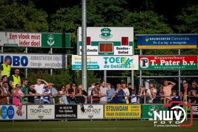 In Oldebroek op Sportpark van Owios speelde vrijdag PEC Zwolle zijn eerst oefenduel tegen het  Schotse Dundee United en wist deze met 2-1 te winnen. - © NWVFoto.nl