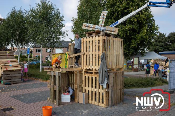 Huttenfeest bij dorpshuis De Deel Doornspijk voor kinderen uit Doornspijk en de Hoge Enk. - © NWVFoto.nl