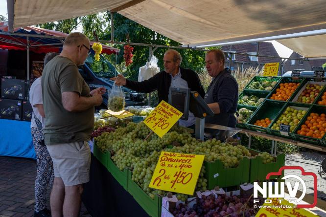 Zon, sfeer en kramen, Schapenmarkt Oldebroek 2025 - © NWVFoto.nl